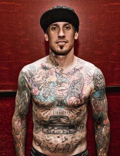 Carey Hart has a ton of tattoo's (that is Pink's hubby, btw)