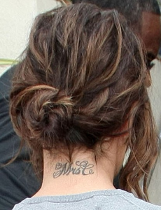 Cheryl Cole tatuering